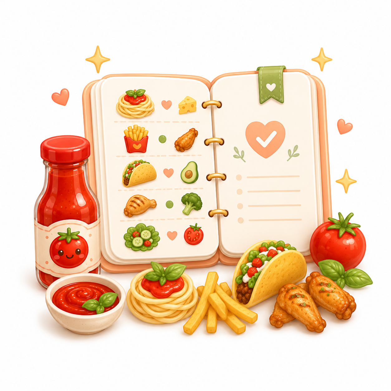 Sauce Flavor Pairing Sheets